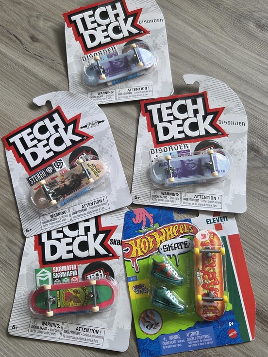 Tech Deck Other - Lot of 5 Tech Deck NEW Fingerboards Sk8mafia Krooked Stereo Bruce Wettstein